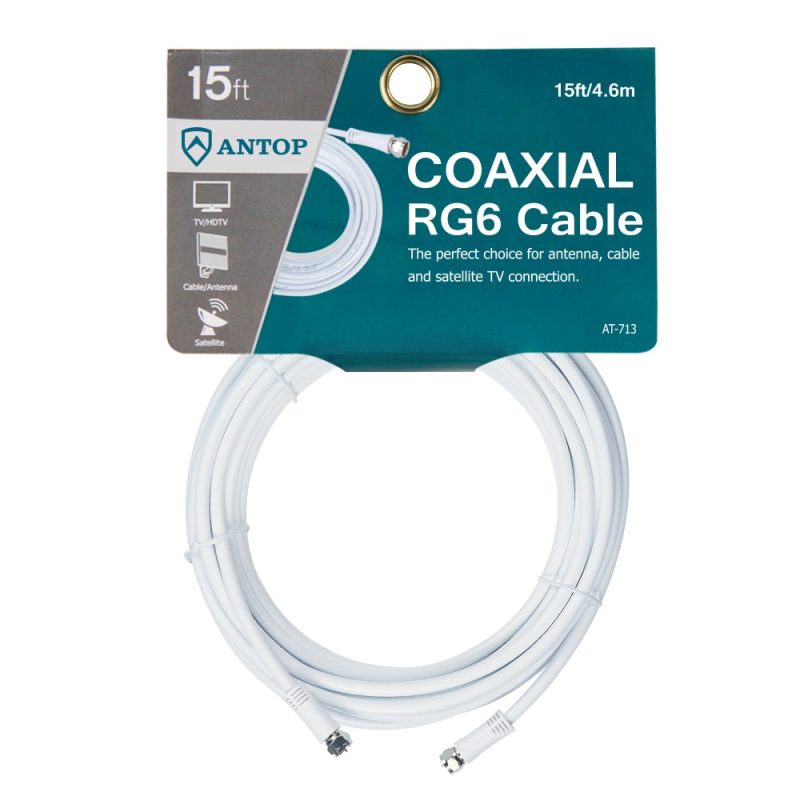 HIGH QUALITY RG6 TV CABLE COAXIAL CABLE FOR HD TV SYSTEM