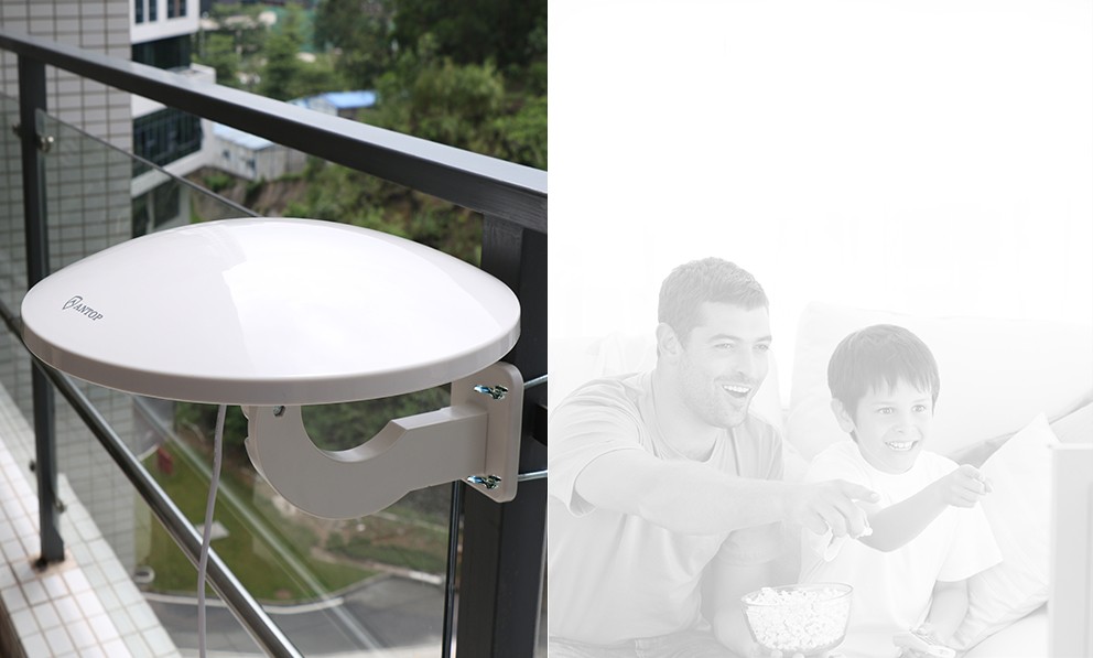 The best TV antenna with 360 degree reception - UFO