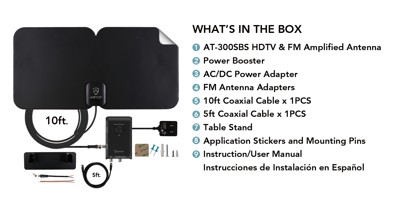 Smart Booster System AT-300SBS What's in box
